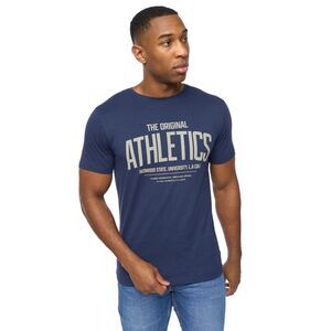 Crosshatch Mens Athwood T-Shirt / Navy